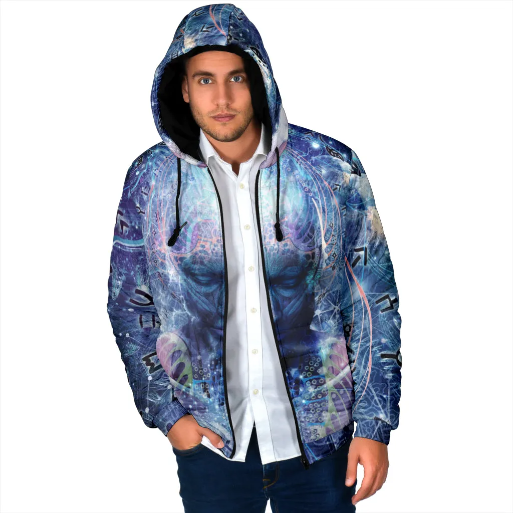 Silence Seekers Mens Padded Hooded Jacket | Cameron Gray