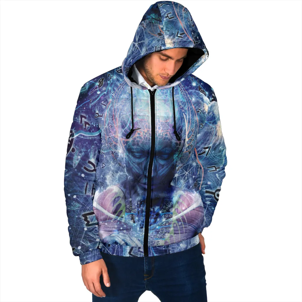 Silence Seekers Mens Padded Hooded Jacket | Cameron Gray