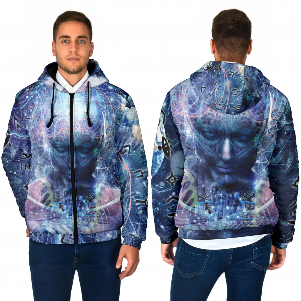 Silence Seekers Mens Padded Hooded Jacket | Cameron Gray