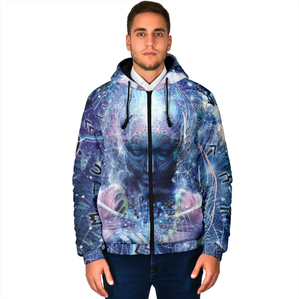 Silence Seekers Mens Padded Hooded Jacket | Cameron Gray