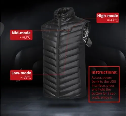 Smart Heated Winter Vest