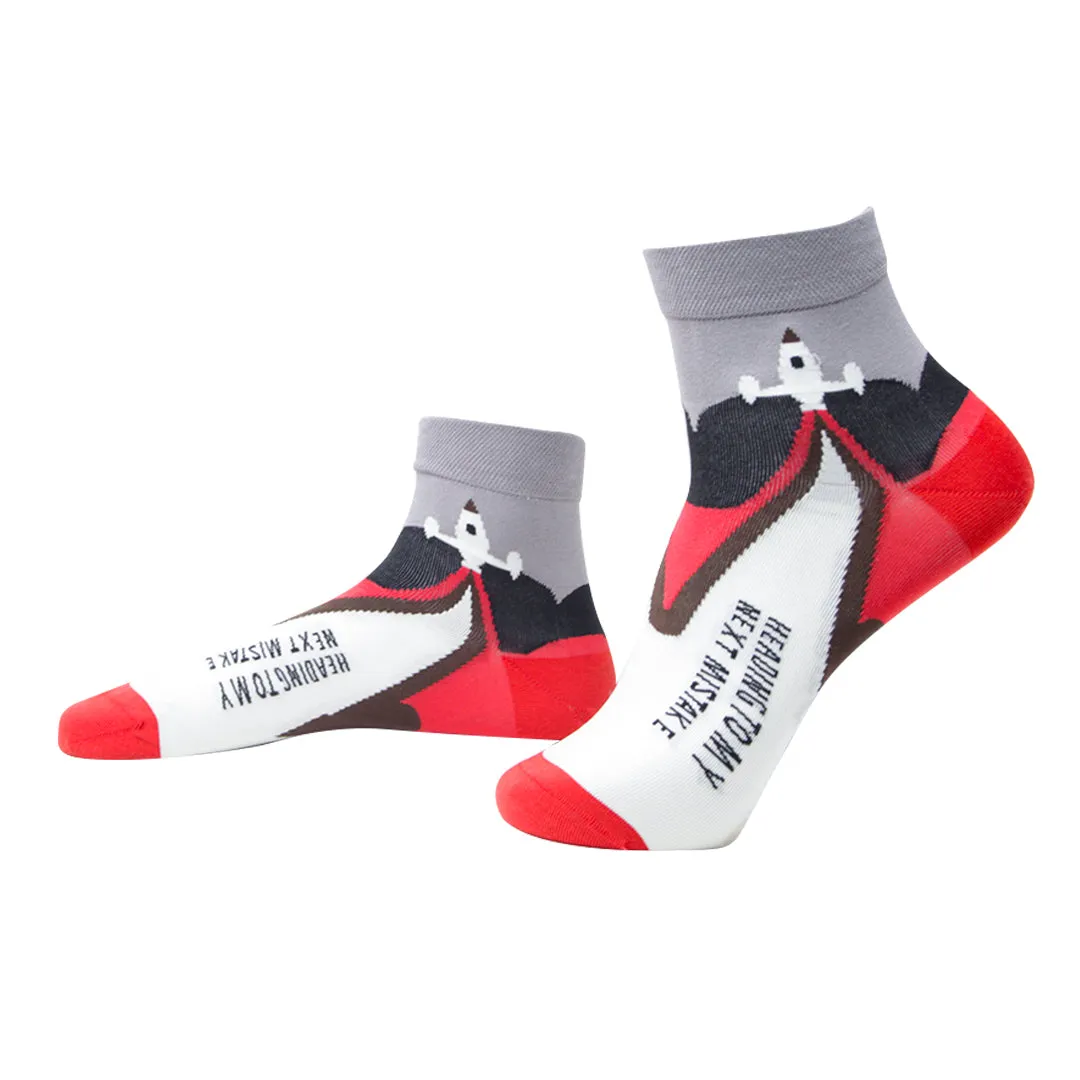 Space Surfer - Ankle Socks Bamboo Socks