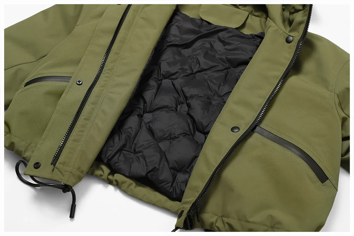 Stylish Versatile Insulated Down Shell Jacket