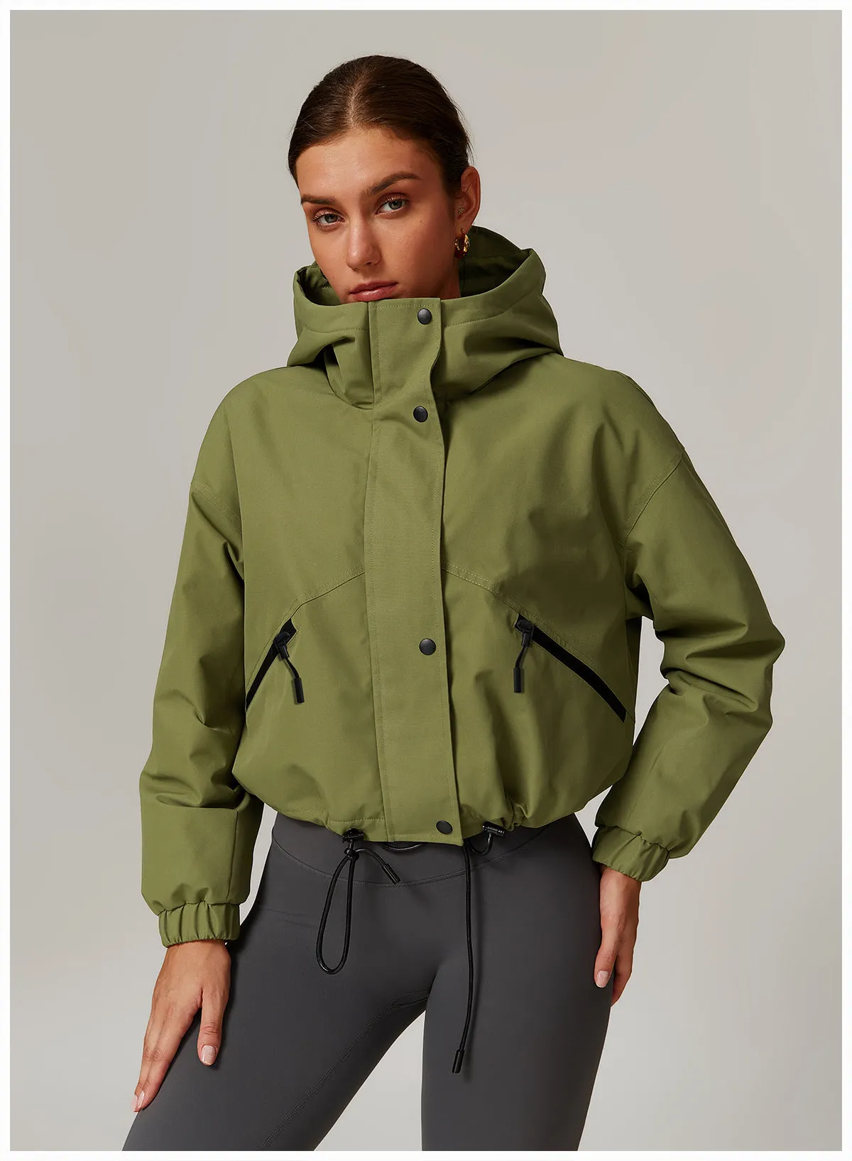 Stylish Versatile Insulated Down Shell Jacket