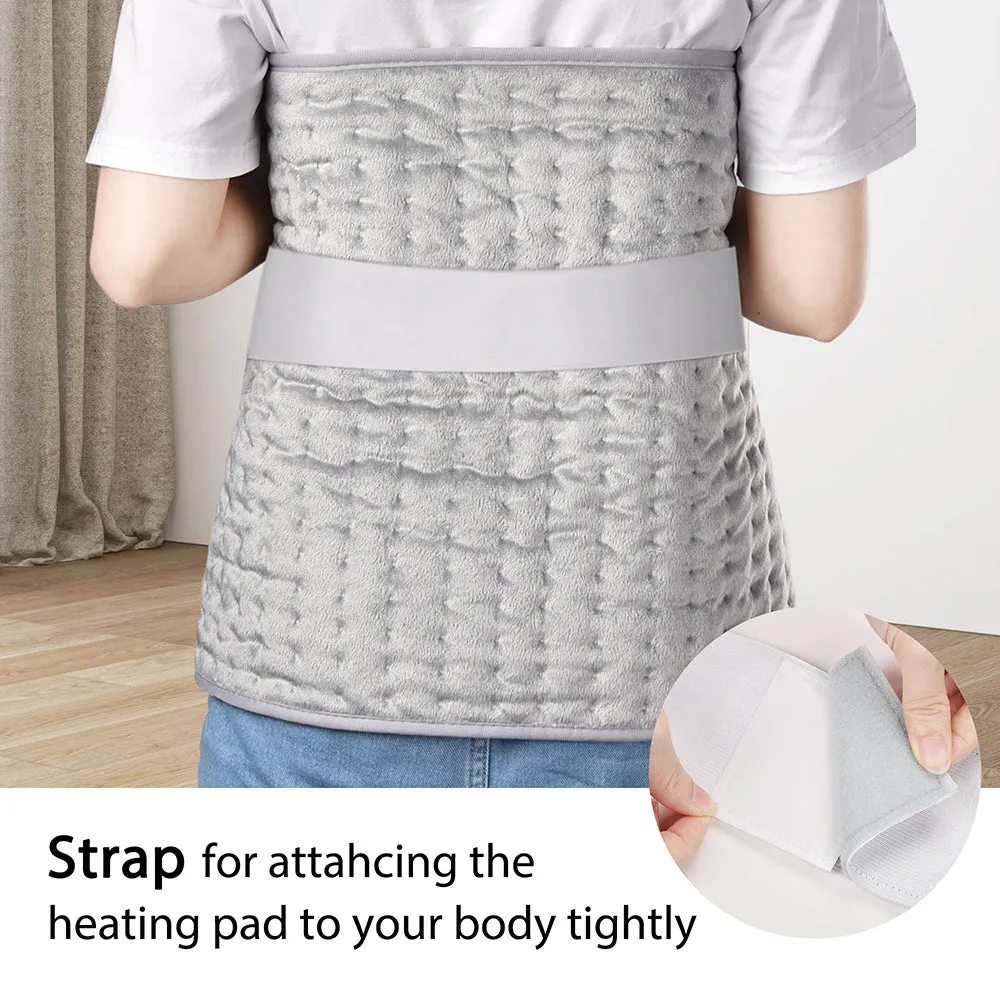 TheLAShop Washable Electric Heat Pad Moist Dry Heat 16x30 in