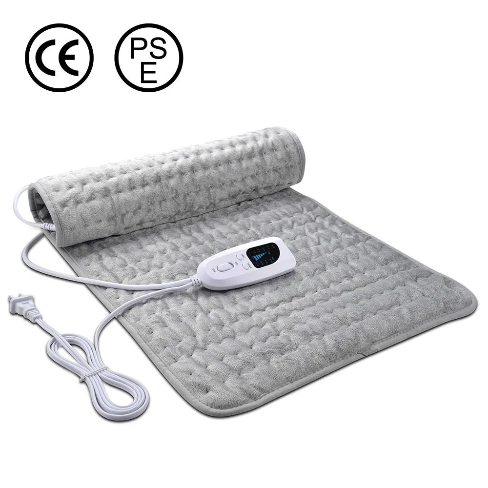 TheLAShop Washable Electric Heat Pad Moist Dry Heat 16x30 in