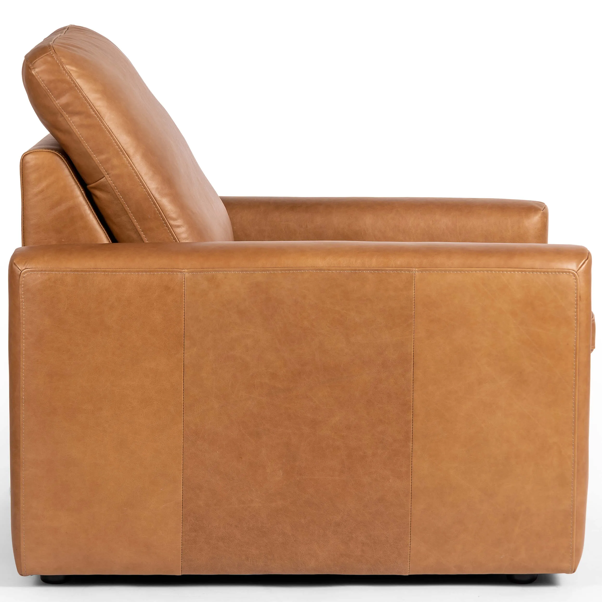 Tillery Leather Power Recliner Chair, Sonoma Butterscotch