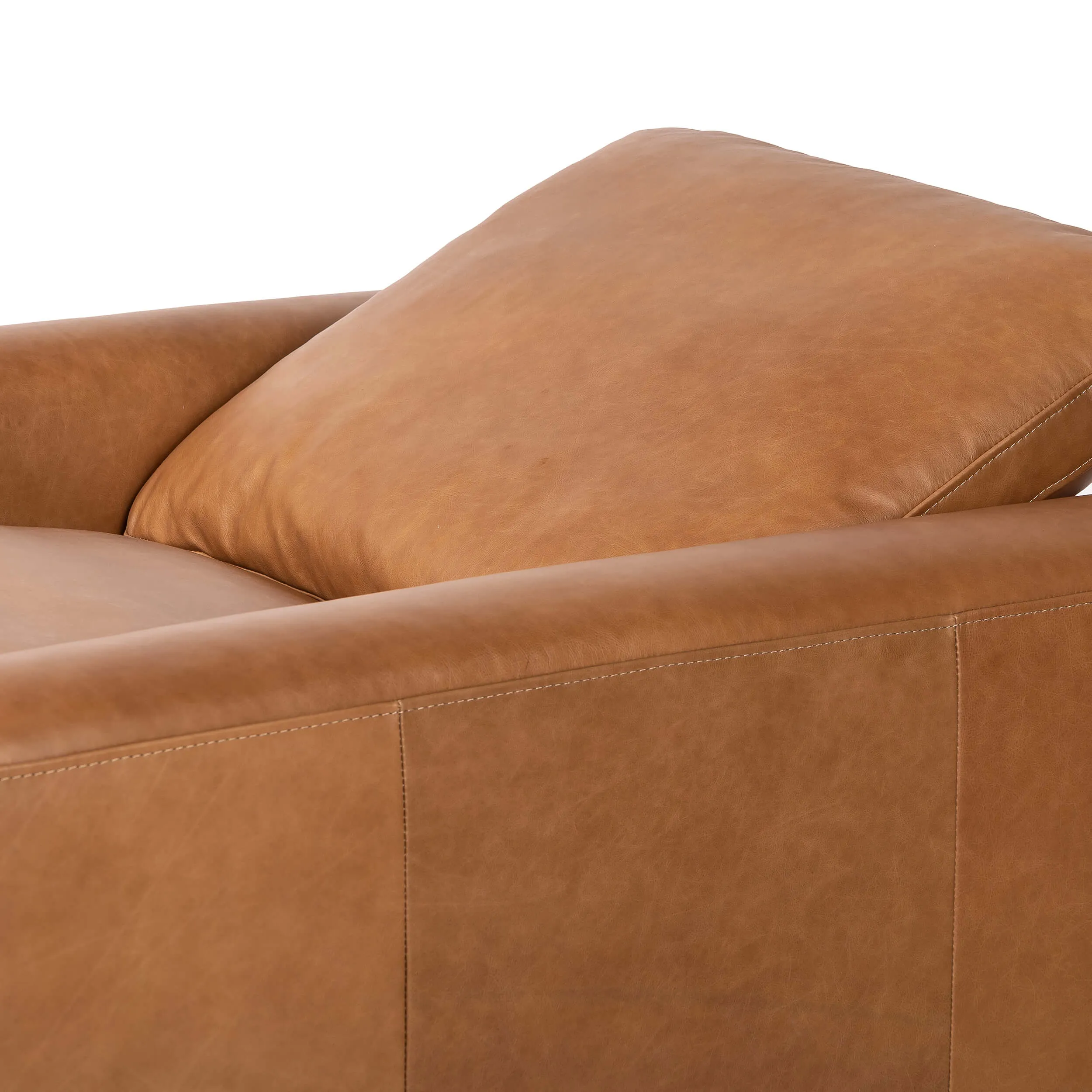 Tillery Leather Power Recliner Chair, Sonoma Butterscotch