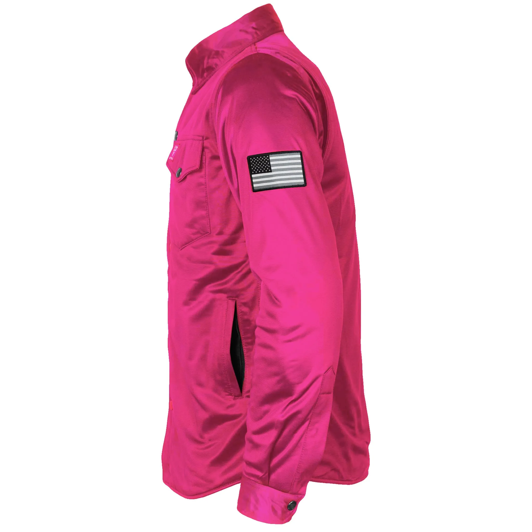 Ultra Protective Shirt - Pink Solid with Pads