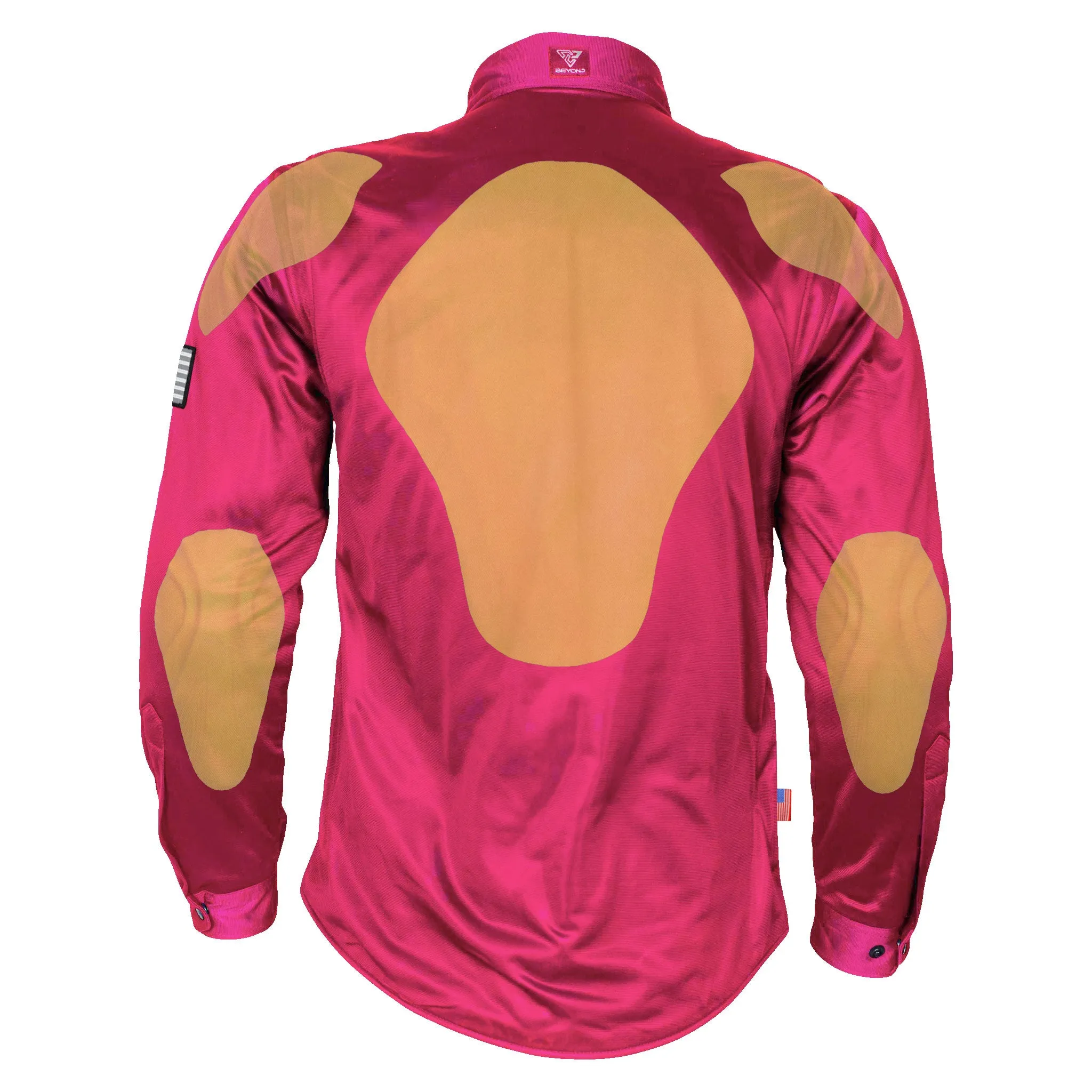 Ultra Protective Shirt - Pink Solid with Pads