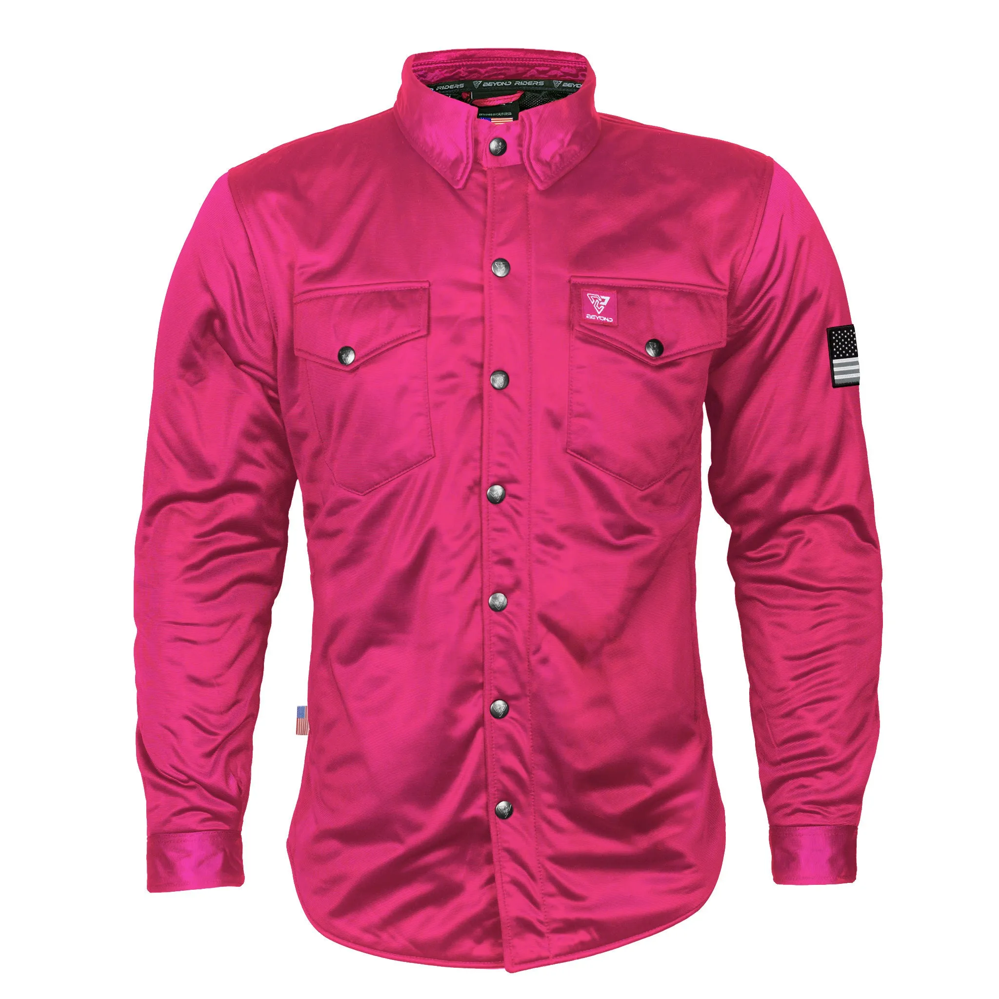 Ultra Protective Shirt - Pink Solid with Pads