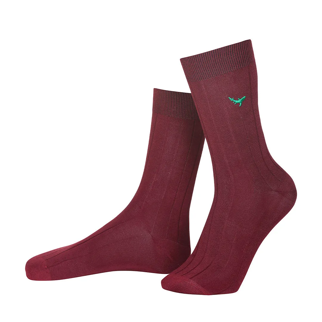 Wineberry Delights-Crew Socks Bamboo Socks