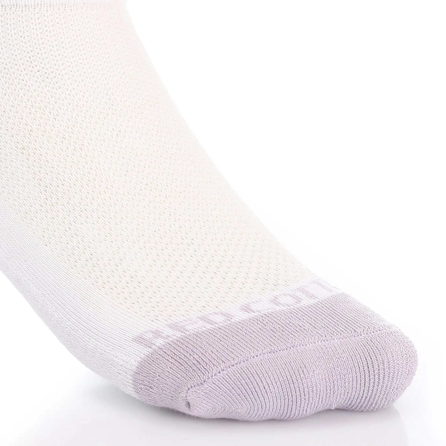 Women Plain Mid Calf Socket Socks - Purple