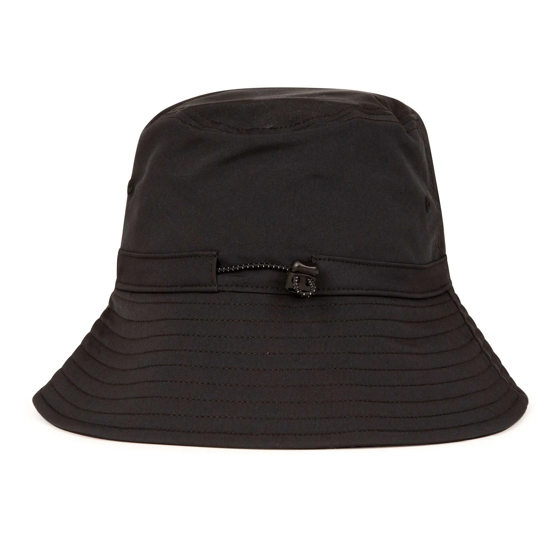 Womens Siri Tech Stretch Bucket Hat Black - AW24