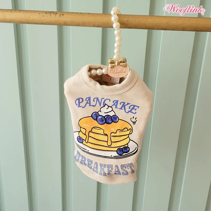 Wooflink Pancake Breakfast Sweatshirt in Taupe